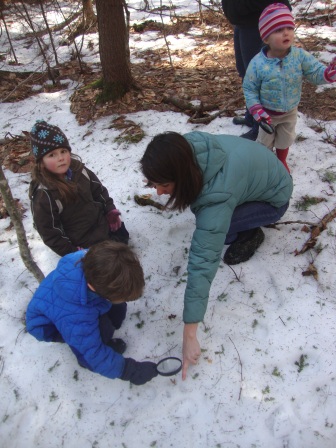 Place based preschool in winter